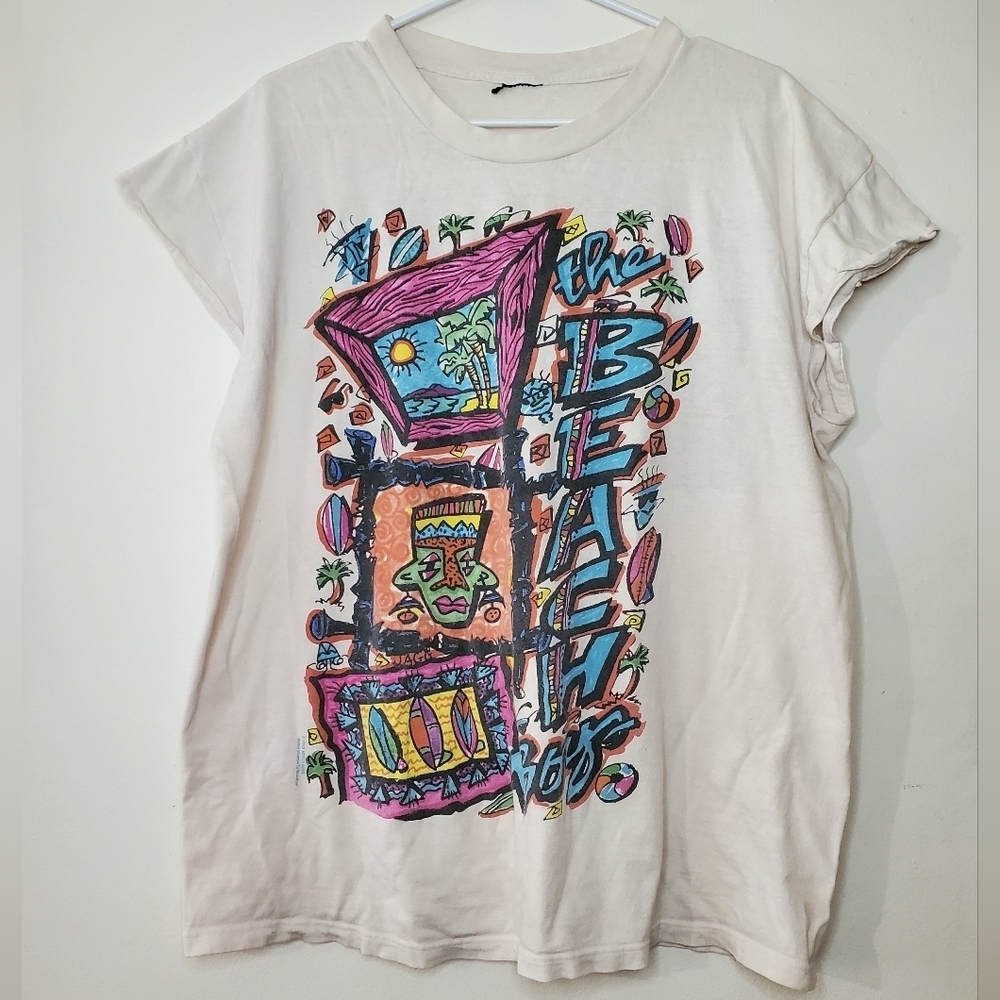 The Beach Boys Vintage 1993 Concert T-Shirt Summer In Paradise Tour Brockum Tee